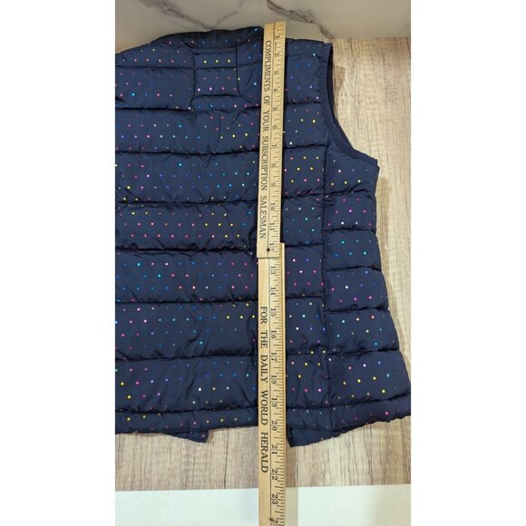 Gap Kids ColdControl Water-Resistant Puffer Vest With Colorful Polka Dots - Picture 6 of 7